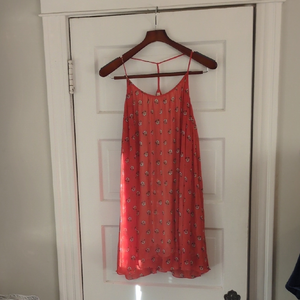 Abercrombie & Fitch Women's Floral Spaghetti Strap Dress Size L